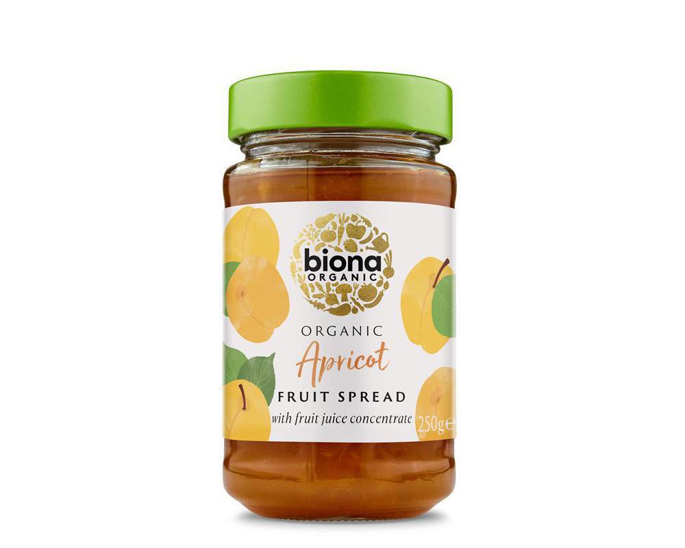 Organic Apricot Spread (sweetened with Fruit Juice) 250g