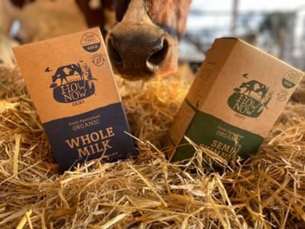 Milk - Organic Whole 1L from How Now Dairy