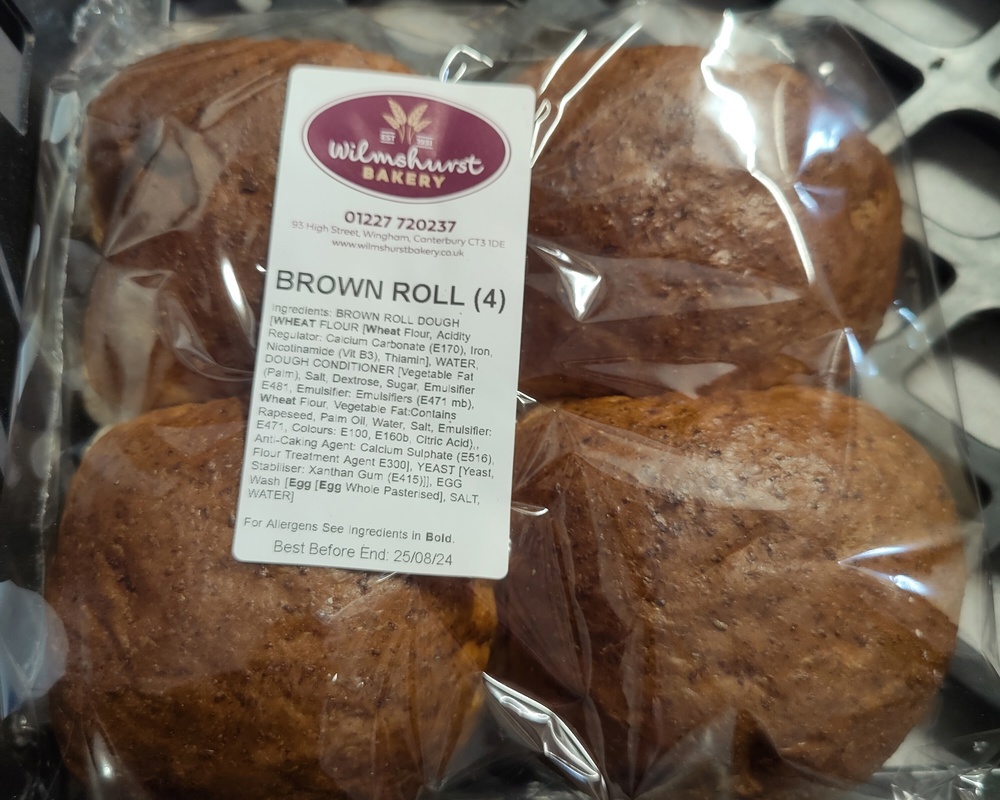 Bread- Brown Rolls (4)