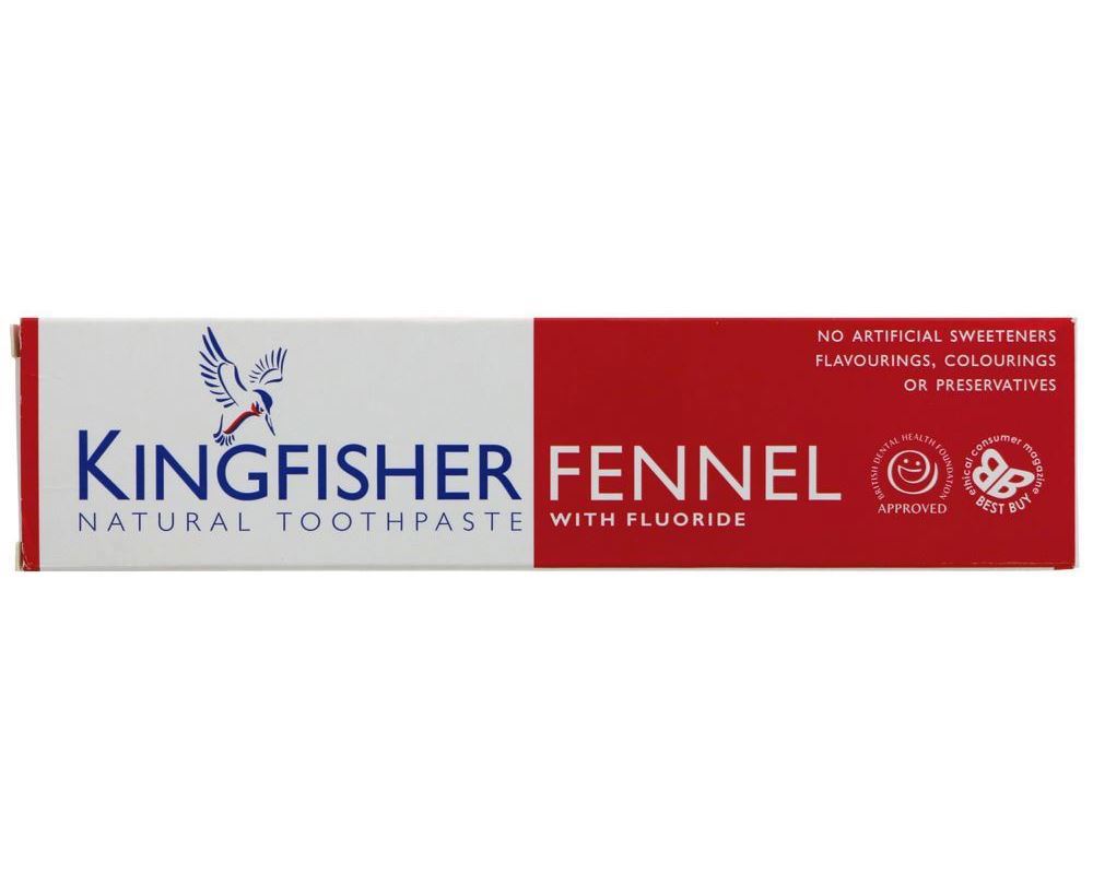 (Kingfisher) Toothpaste - Fennel with Fluoride 100g