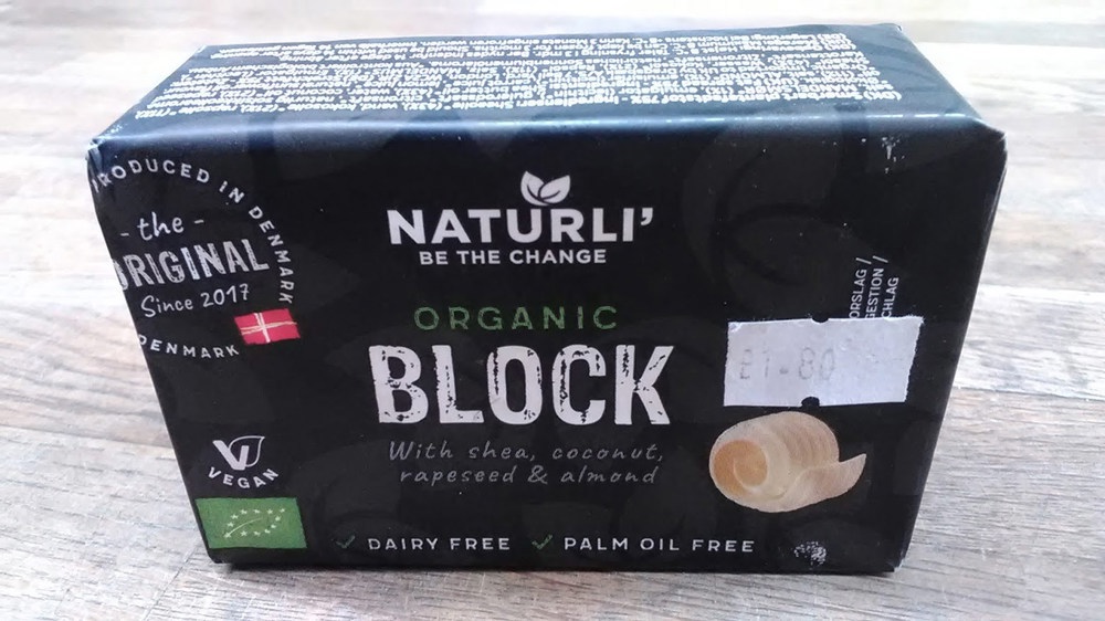 Vegan block, organic
