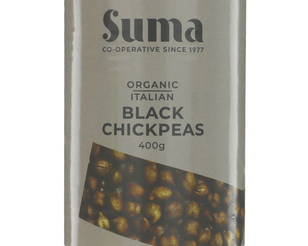 (Suma) Black Chick Peas 400g