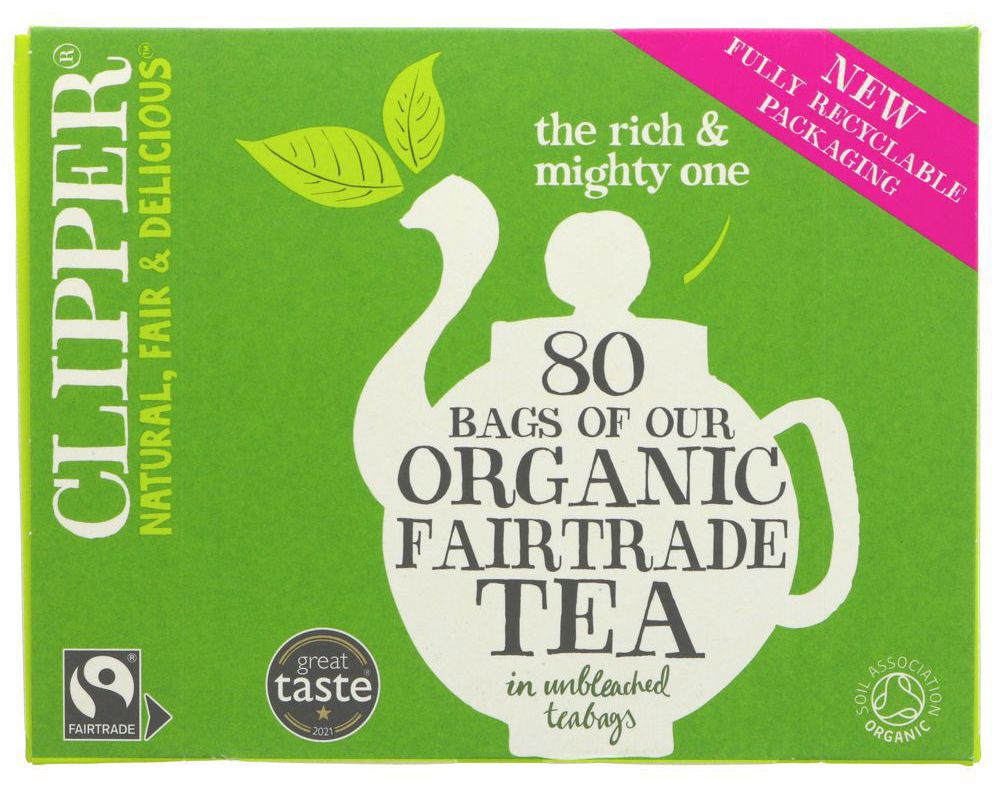 Clipper Everyday Organic Tea 80pk