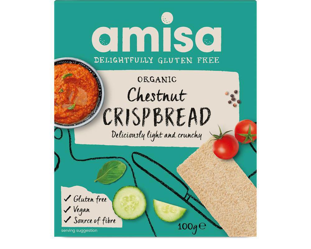 Amisa Crispbread - Chestnut Organic 100g