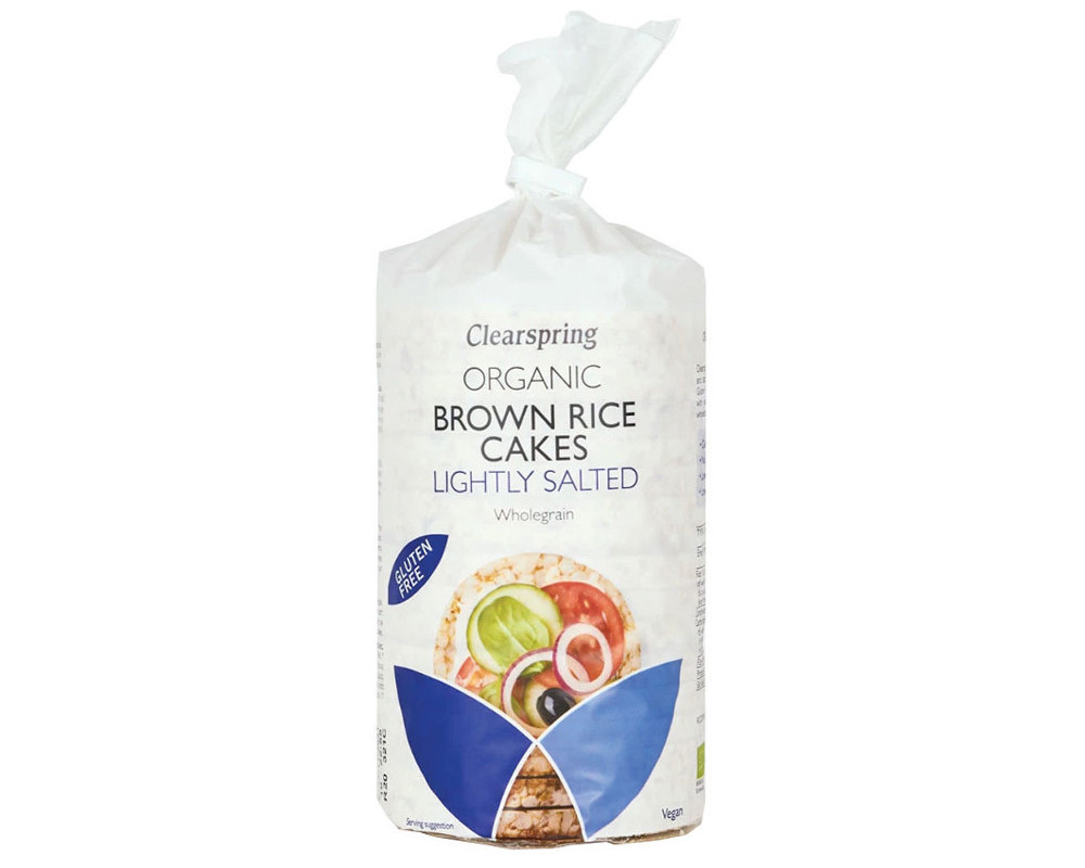 Brown Rice Cakes - Lightly Salted Organic