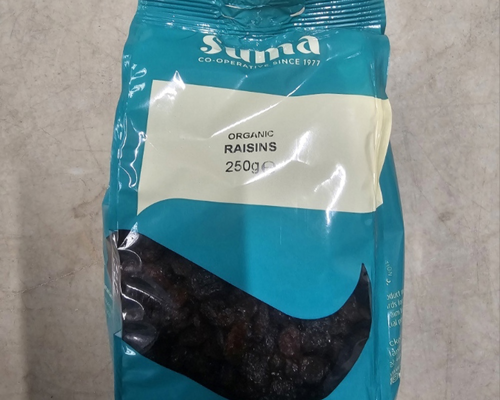Organic Raisins 250g