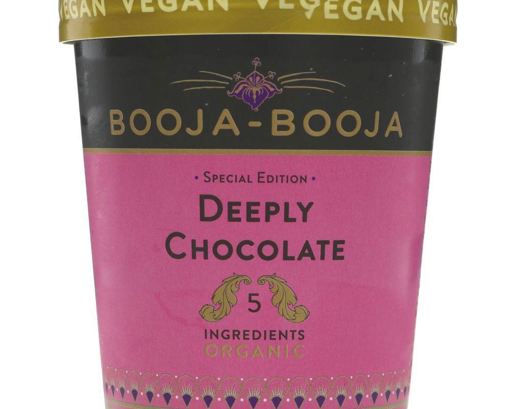 Booja Booja Organic Deeply Chocolate vegan Ice Cream