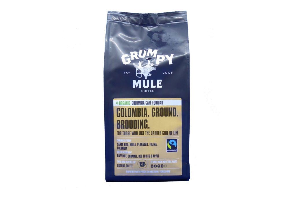 Grumpy Mule Organic Columbia Ground Coffee