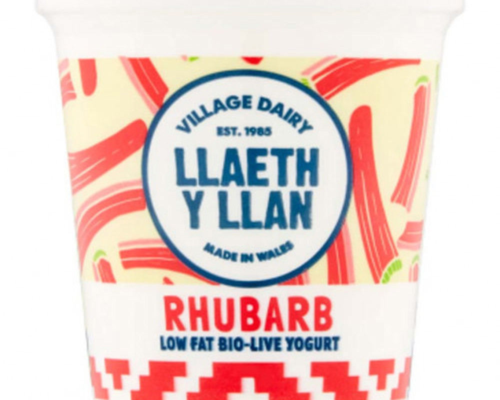 Llaeth y Llan, Rhubarb, 125g Pot