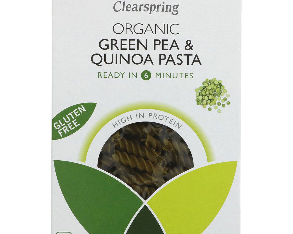 (Clearspring) Pasta - Green Pea & Quinoa fusilli 250g