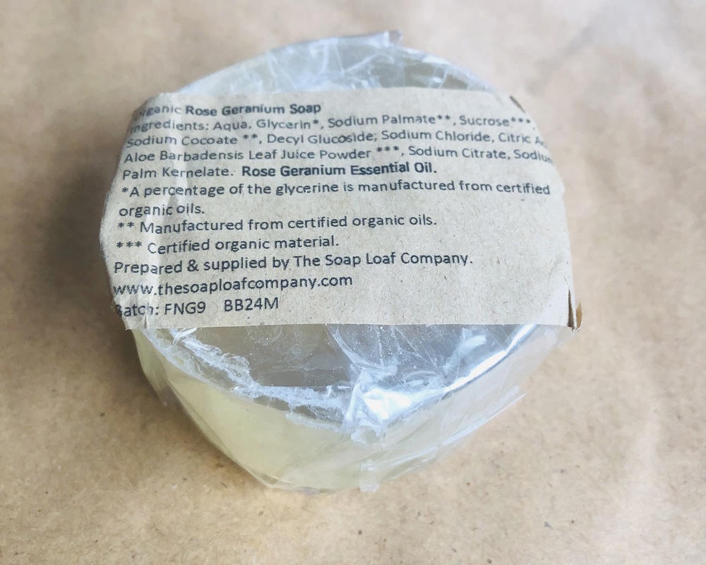 Rose and Geranuim Organic Soap Bar