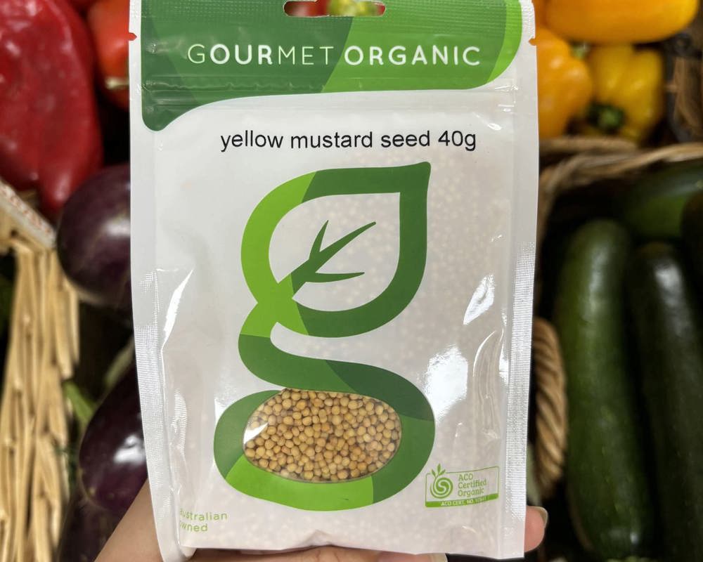 Gourmet Organic Mustard Seed Yellow