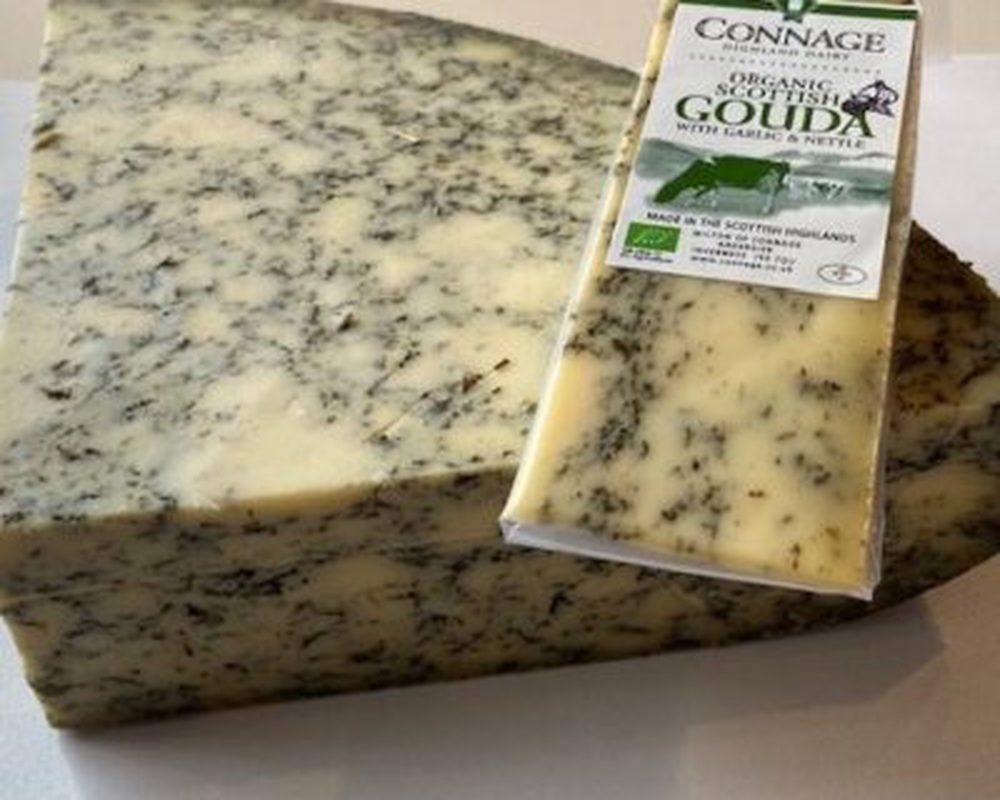 Connage Gouda with Nettle and Garlic