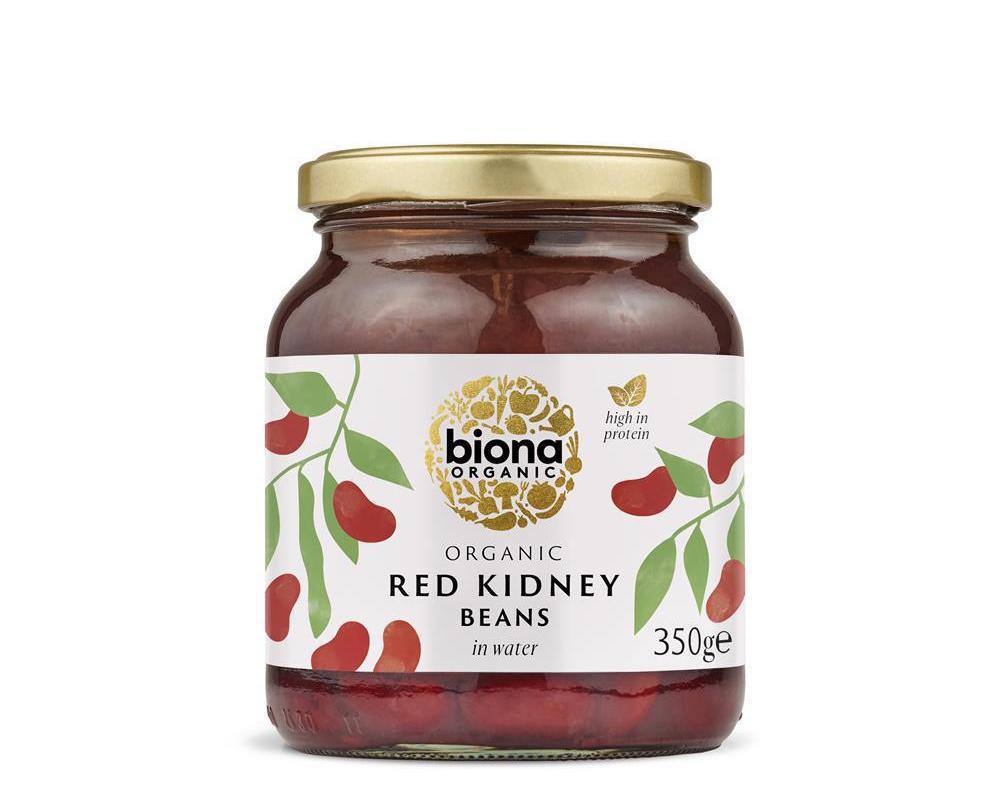 Organic Kidney Beans - in Glass jars 350g