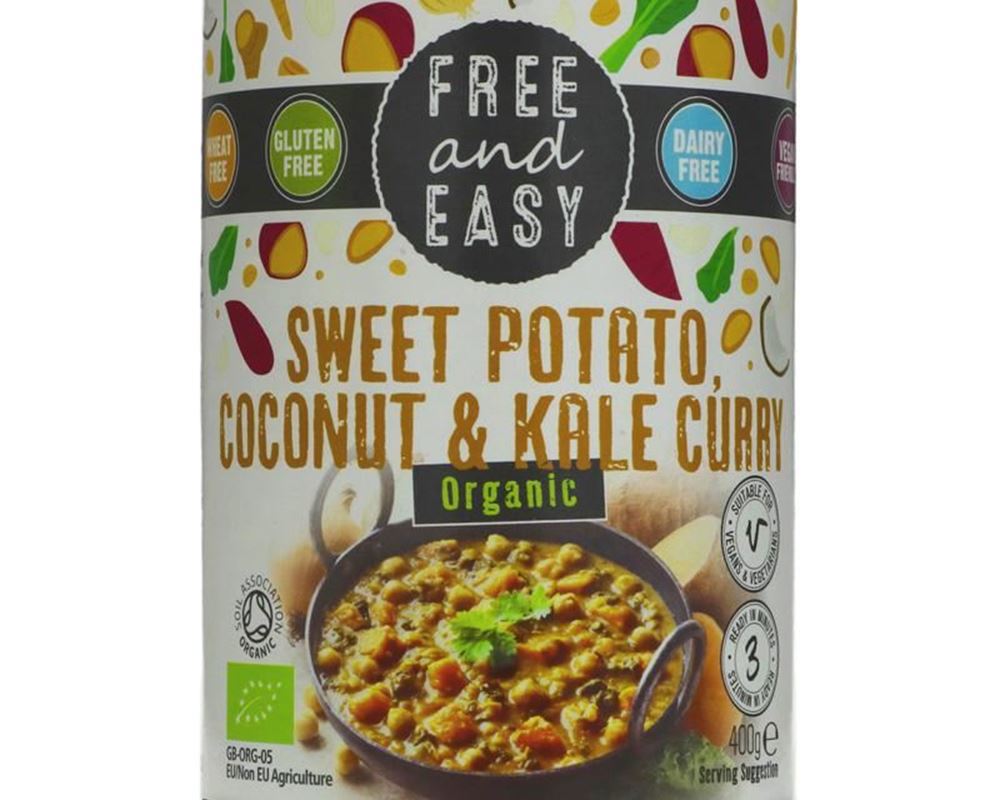 (Free & Easy) Curry - Sweet Pot,Kale,Coconut 400g