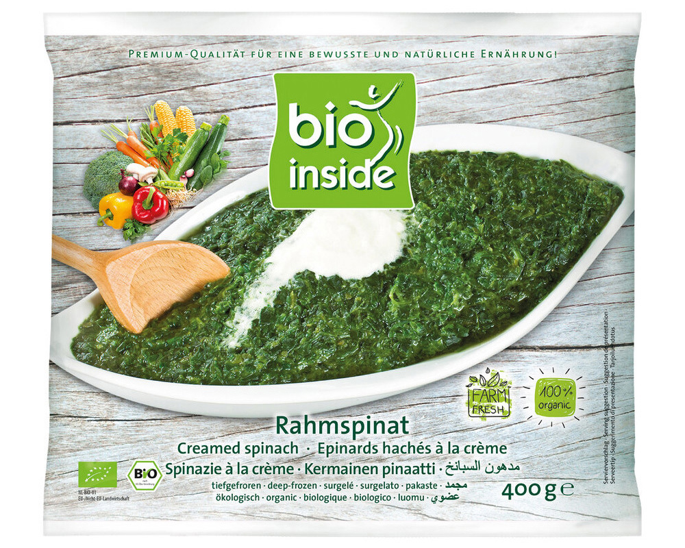 Organic Creamed Spinach 400g