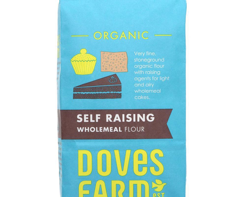 Doves Organic Wholemeal Self Raising Flour 1kg