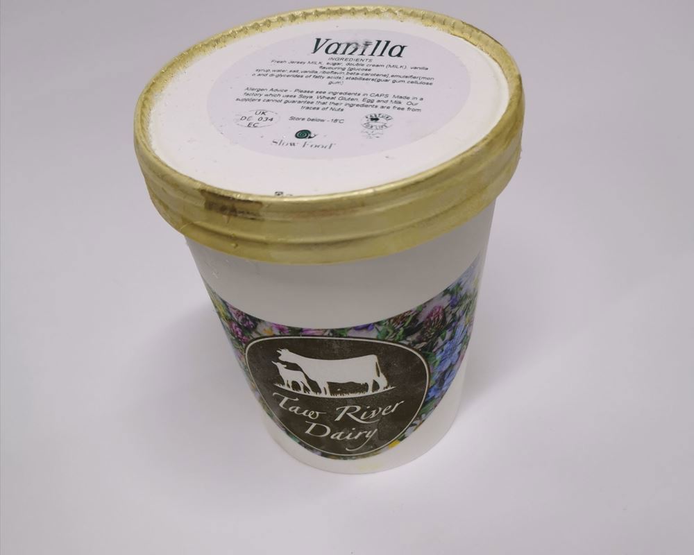 Taw River Dairy Luxury Ice Cream - Vanilla