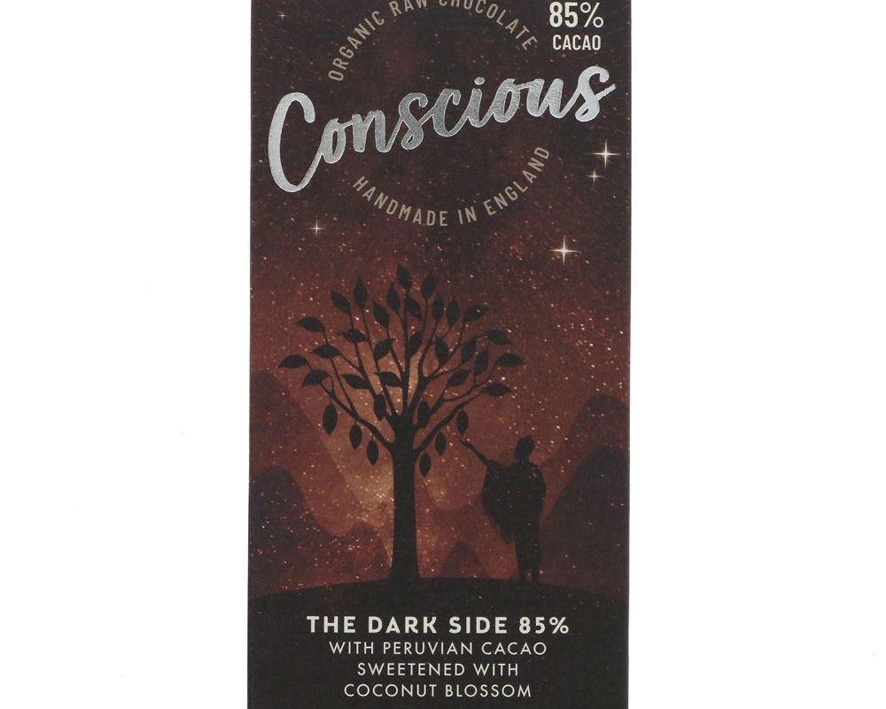 Conscious Darkside - 85% Raw Chocolate Bar