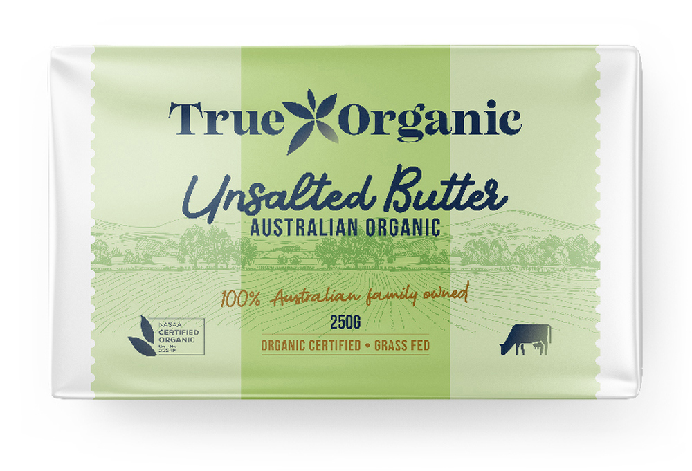 Butter Organic: Unsalted - TO (Esky Required)