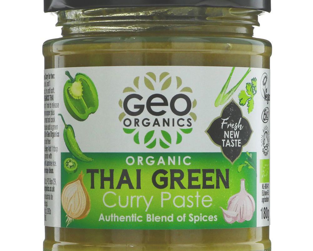 (Geo Organics) Thai Green Curry Paste 180g