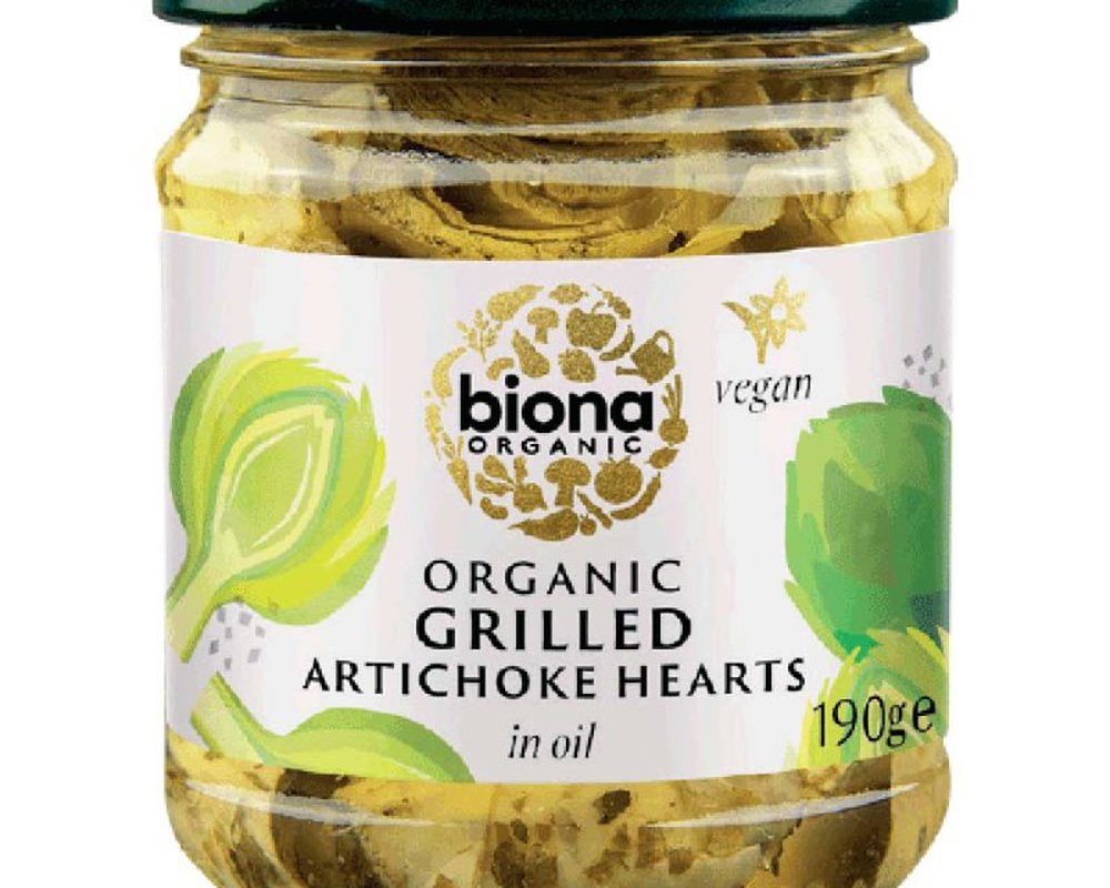 Biona Organic Grilled Artichoke Hearts - in oil