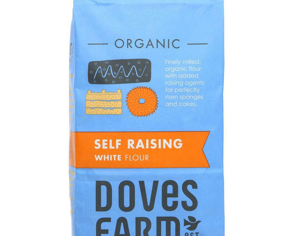 Doves Organic White Self Raising Flour 1kg