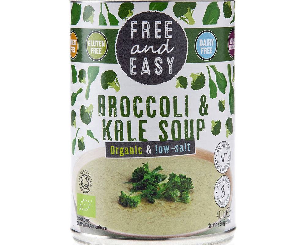 Organic Low Salt  Broccoli & Kale Soup - 400g