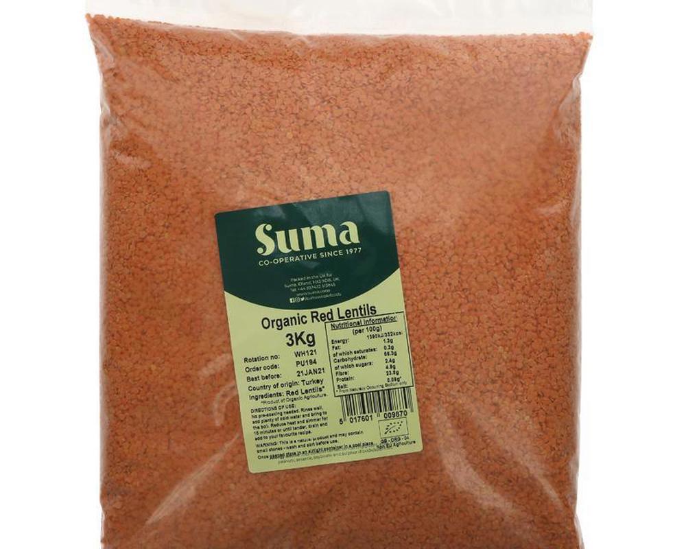 Lentils Red Bulk (Suma) - 3 kg