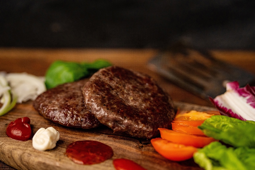 Organic Beef Burgers x 8 (frozen)