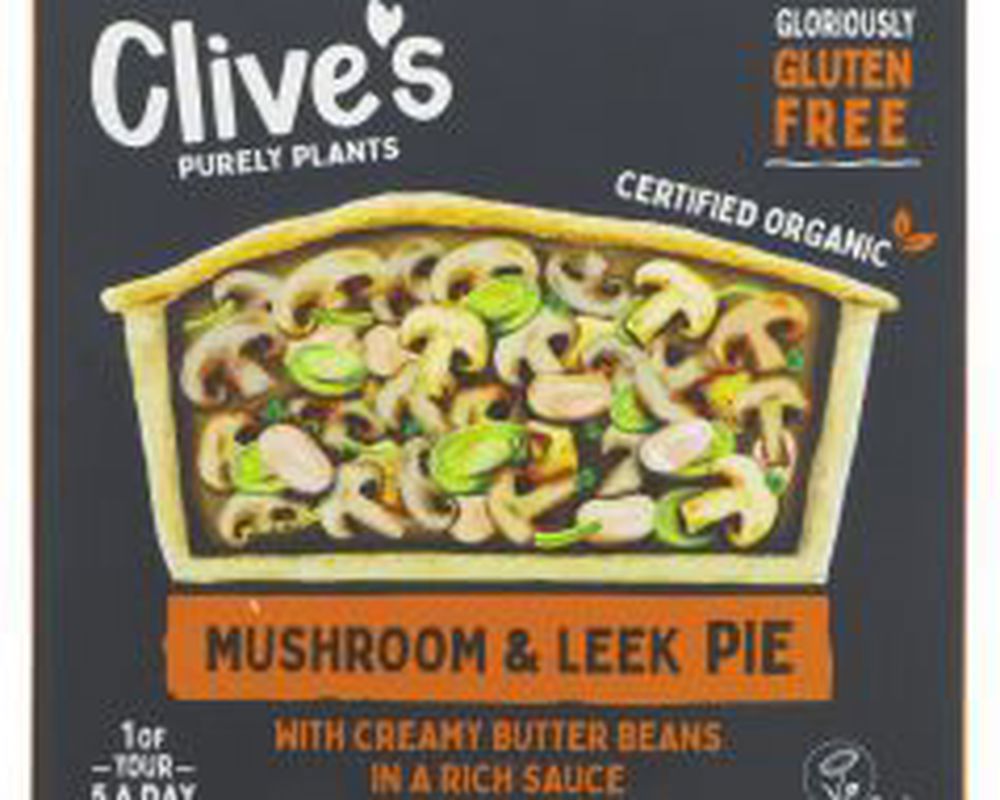 Clives Gf Mushroom/leek Pie