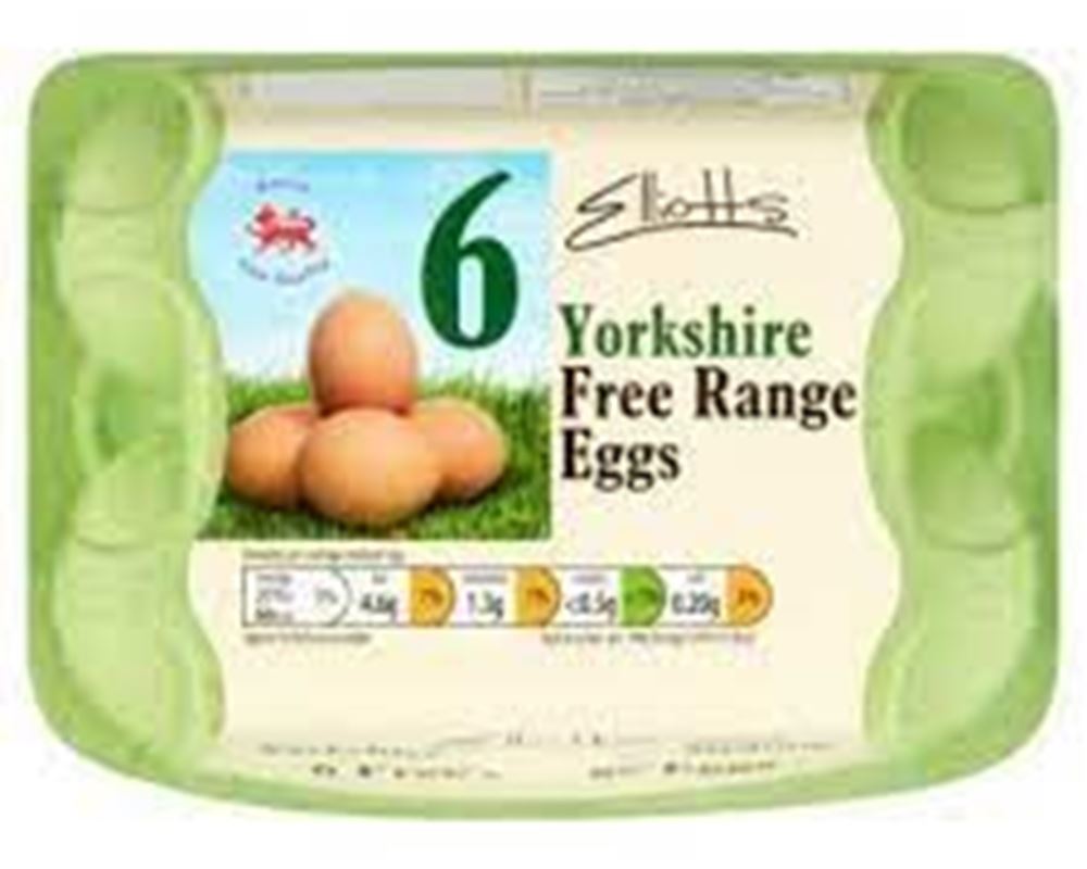 Elliotts Eggs Medium Free Range 6