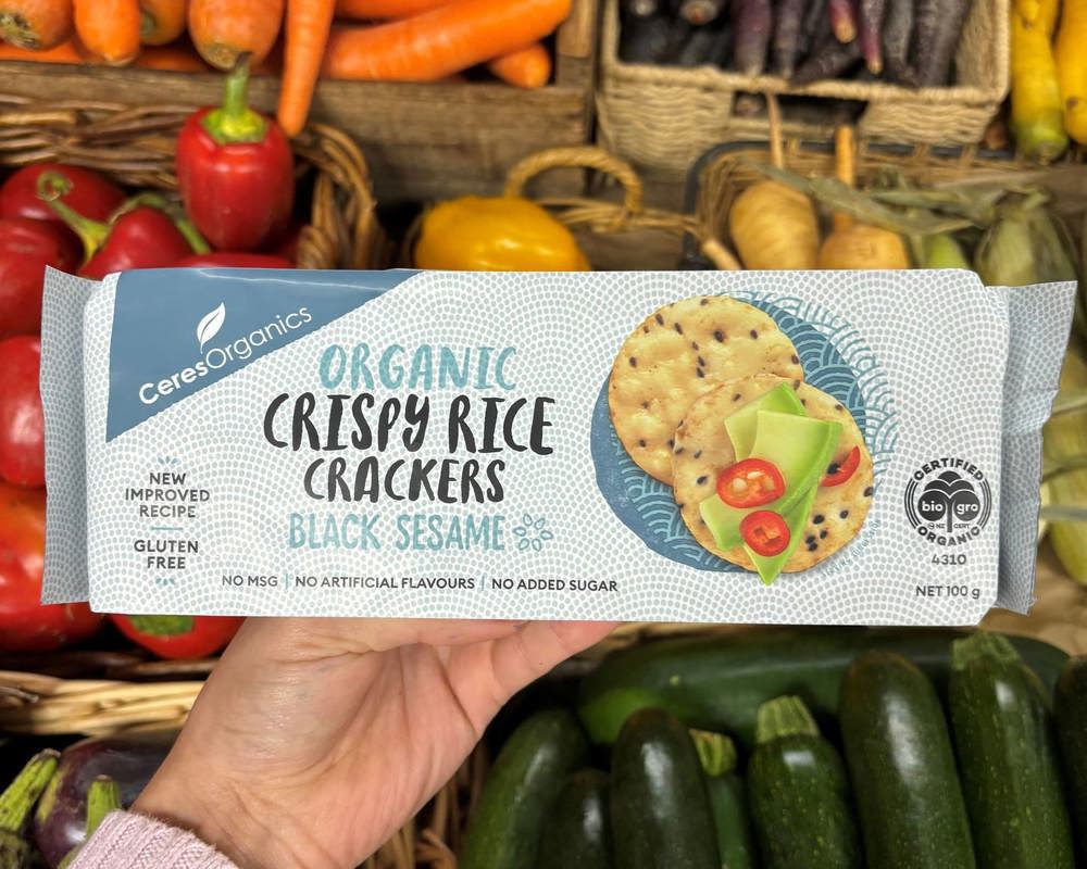 Ceres Rice Crackers Black Sesame