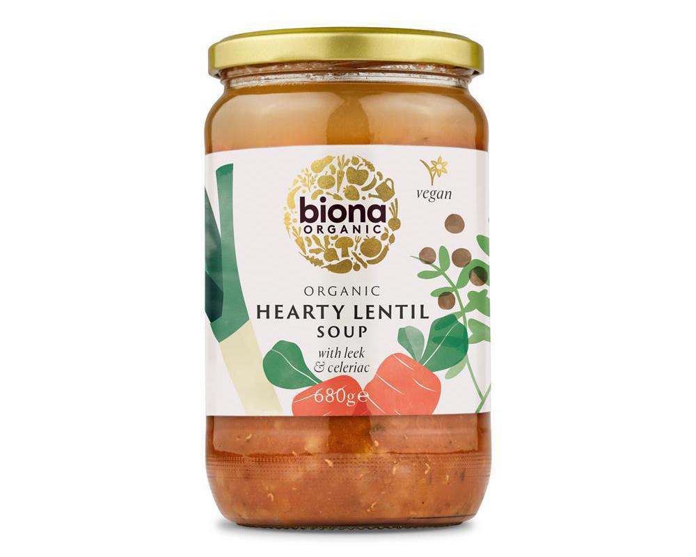 Organic Hearty Lentil Soup 680g