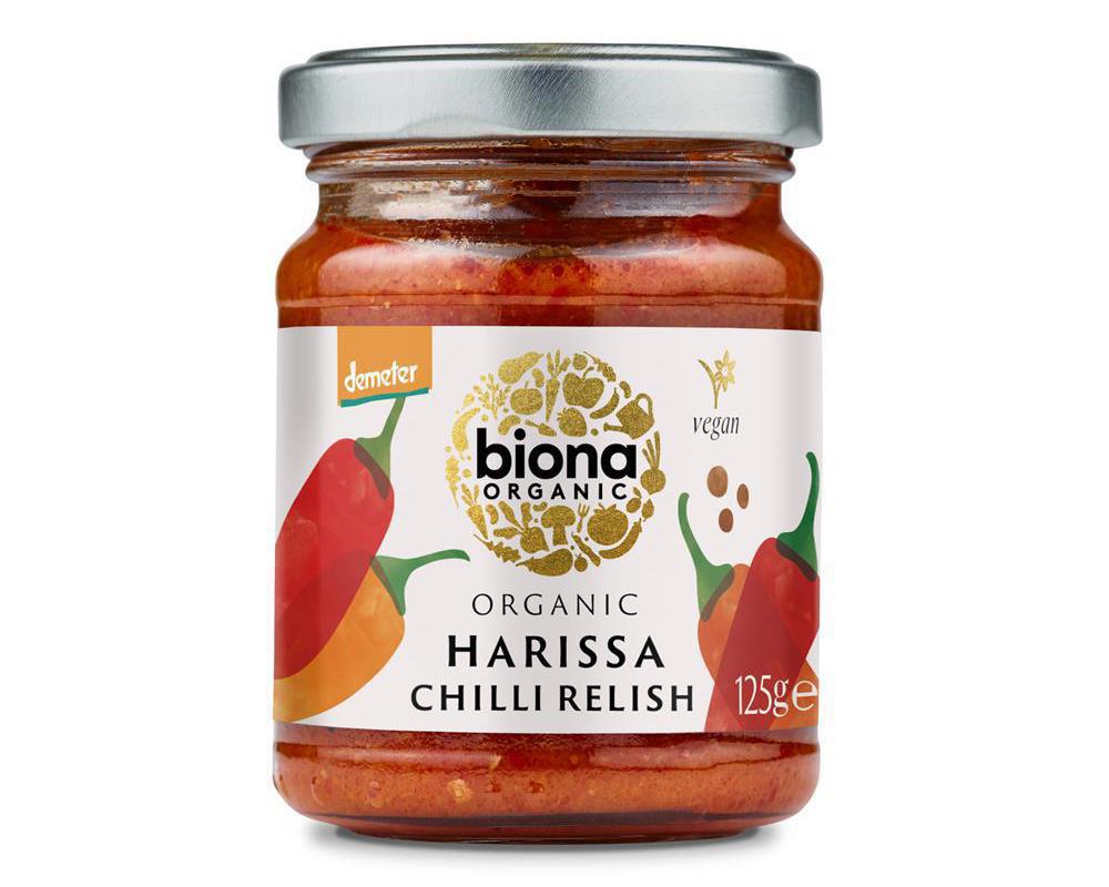 Organic Harissa Chilli Relish 125g