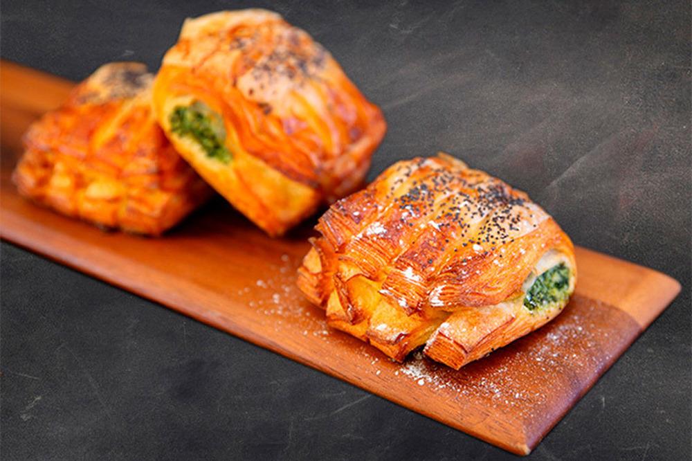 Savoury Pastry: Bear Paw - Spinach & Feta - BB