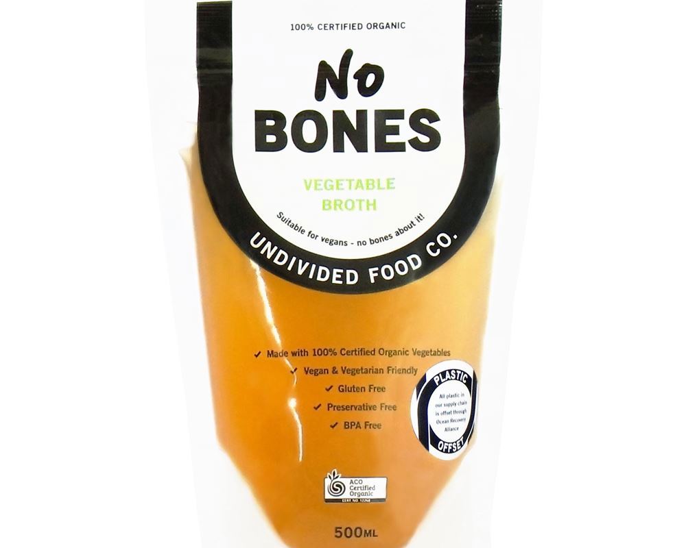Broth Organic: NO Bones Vegetable (Esky Required)