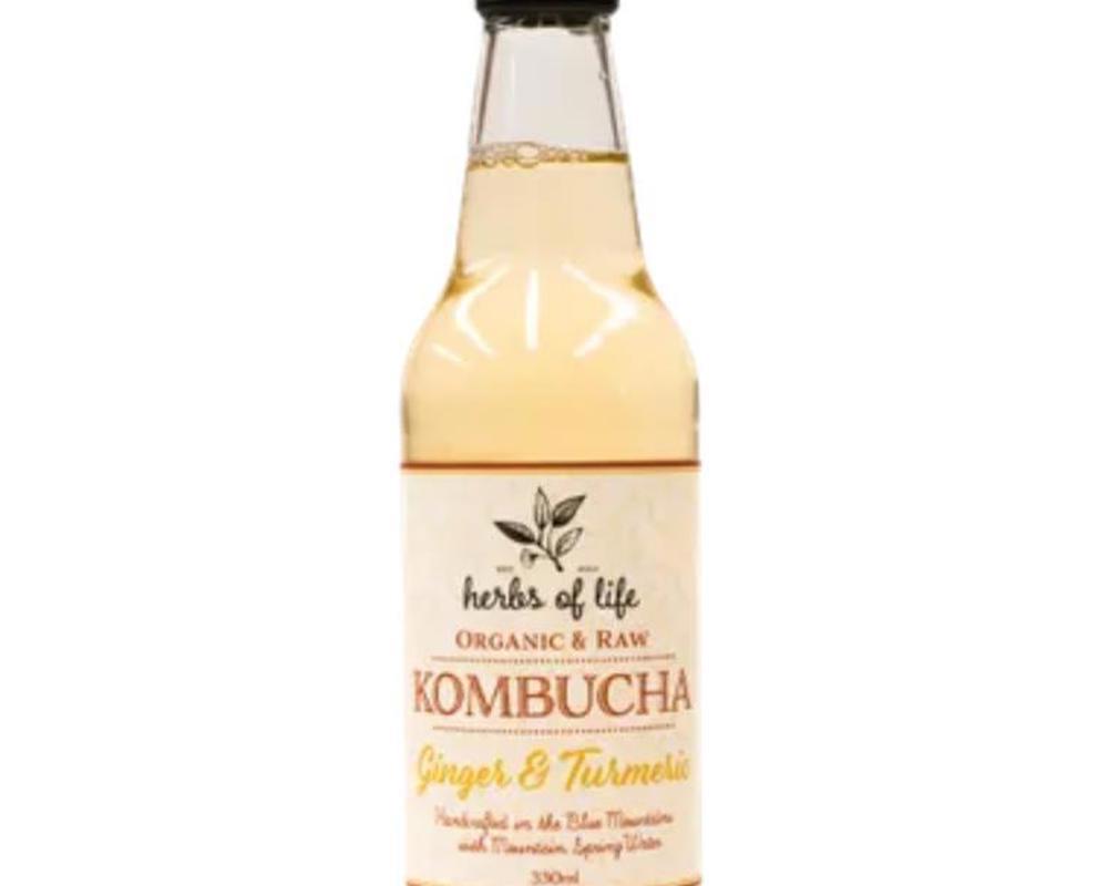 Kombucha Organic: Ginger & Turmeric - HL (Esky Required)