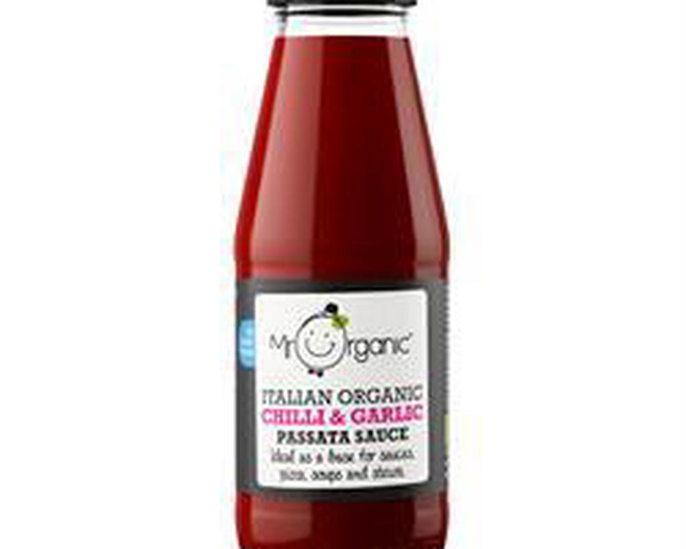 Mr Organic Chilli & Garlic Passata Sauce