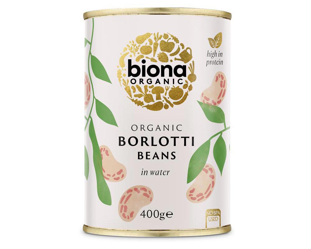 Organic Borlotti Beans 400g