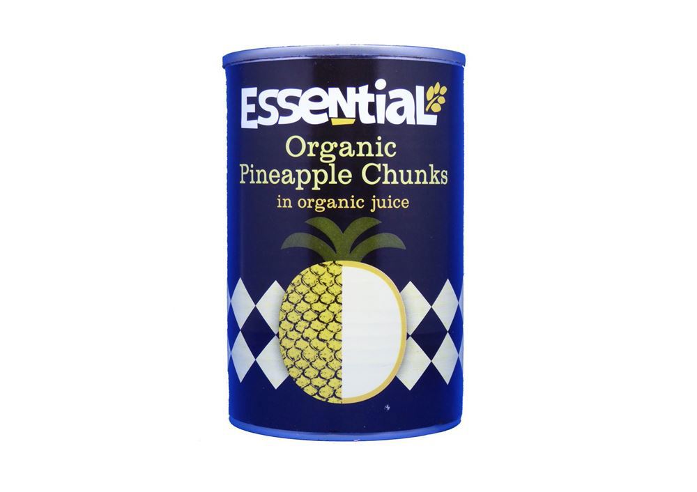 Organic Tinned Pineapple Chunks