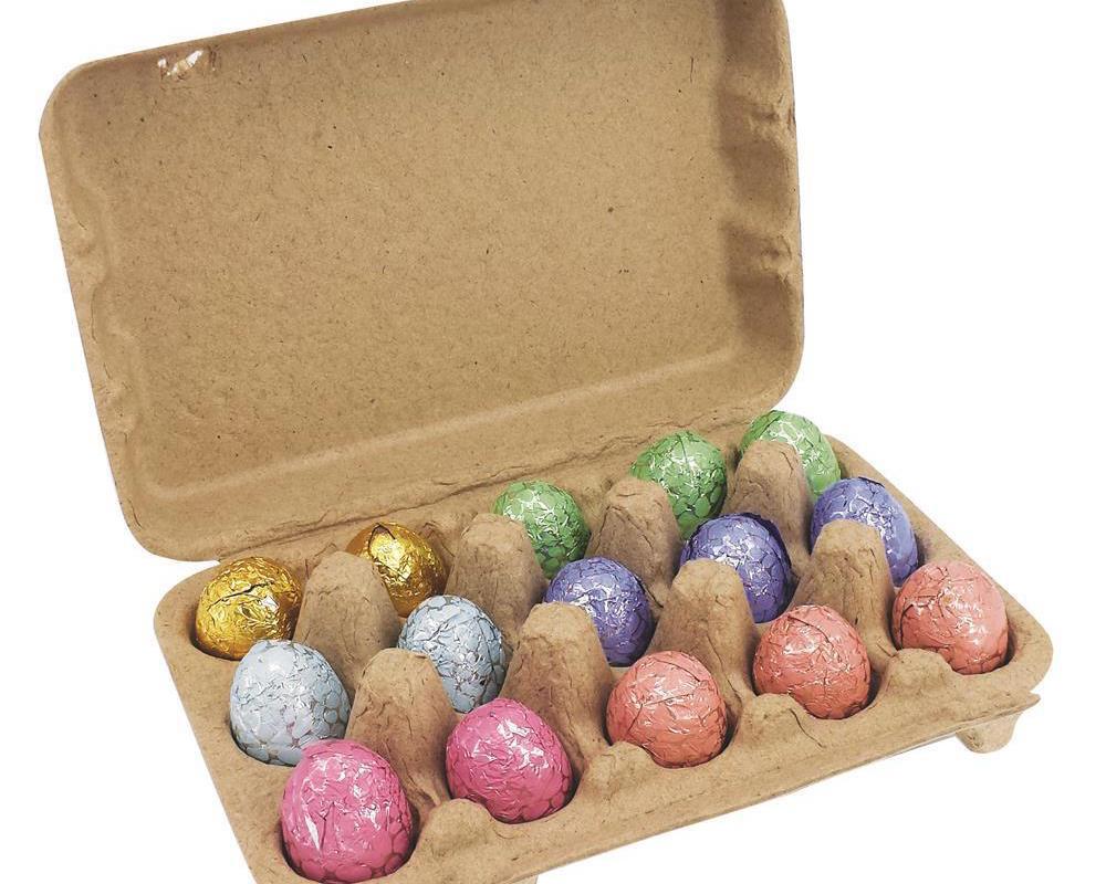 Organic Assortment of Chocolate Easter Eggs 120g