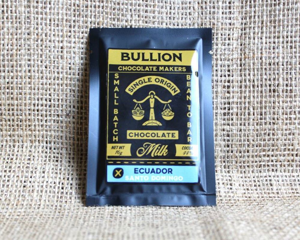 Bullion Single Origin Milk Chocolate 44% (16g)