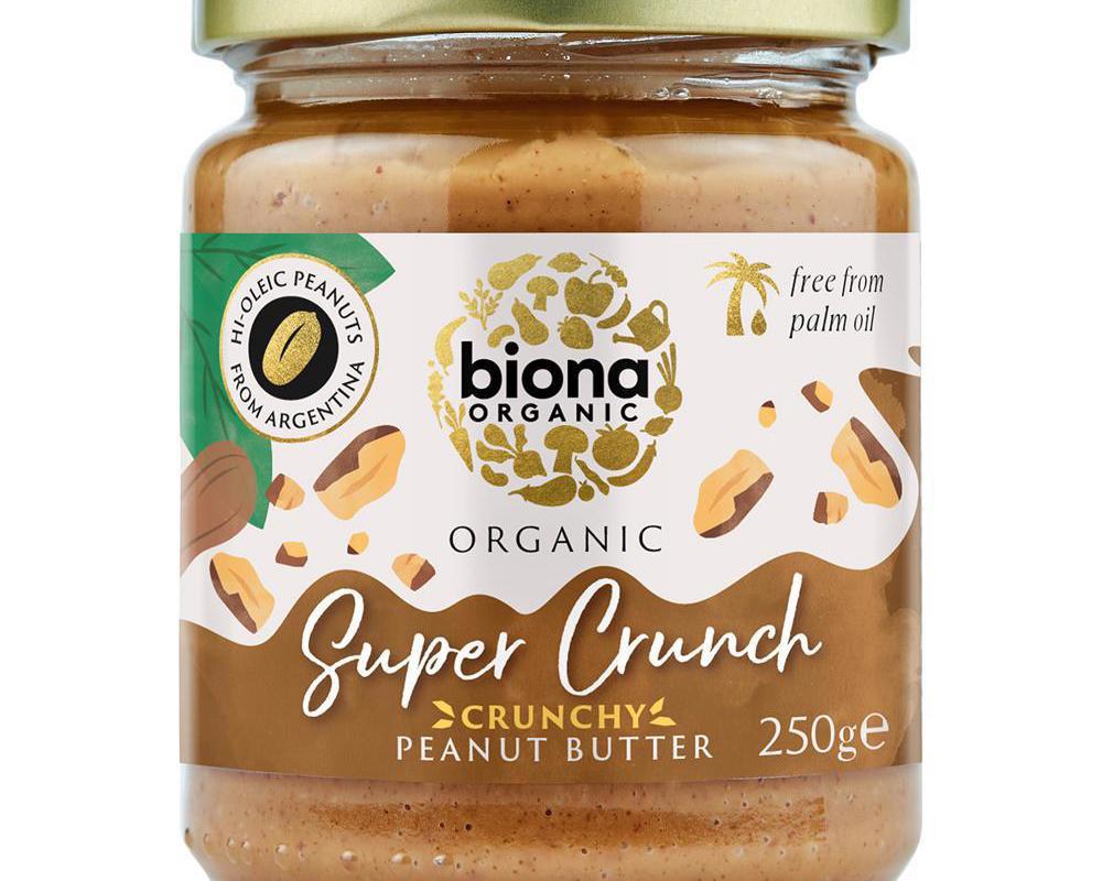 Biona Hi Oleic Super Crunch Peanut Butter Organic 250g