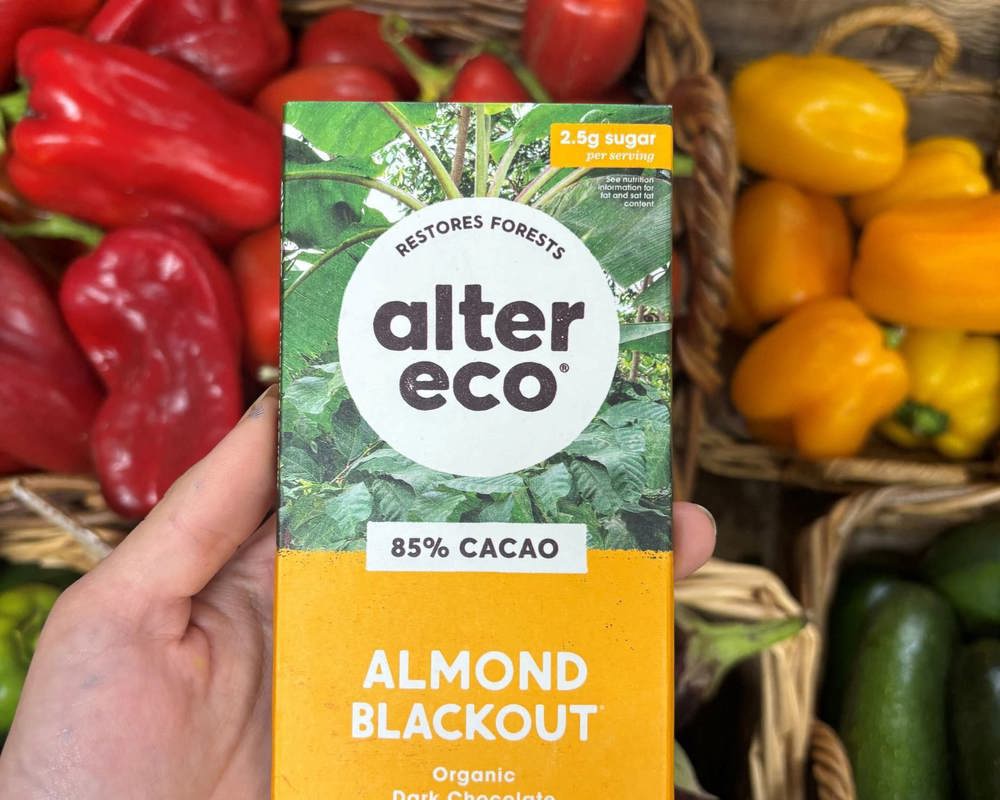 Alter Eco Almond Blackout Chocolate 80g