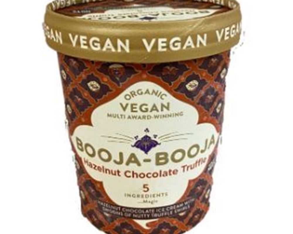 Organic Vegan Hazelnut Chocolate Truff Ice Cream - 500ML