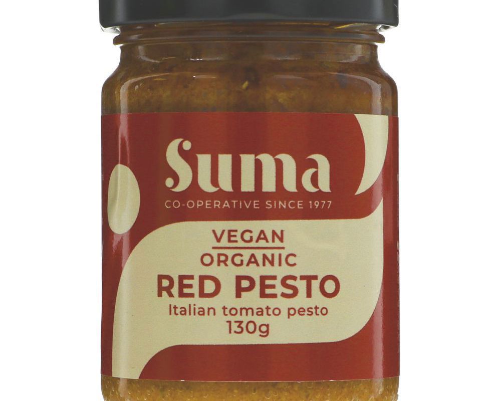 (Suma) Pesto - Green Red, Sundried Tomato 130g