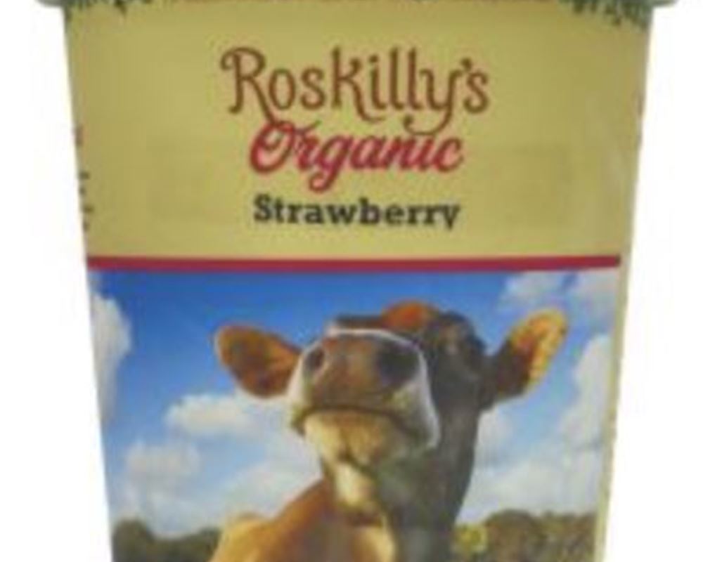 Roskilly Strawberry Ice Cream (500ml)