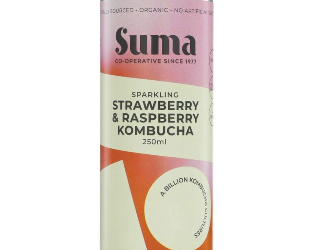 Kombucha with Strawberry and Raspberry (Suma)