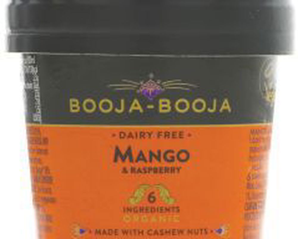 Booja-booja Mango and Raspberry Vegan Ice Cream small